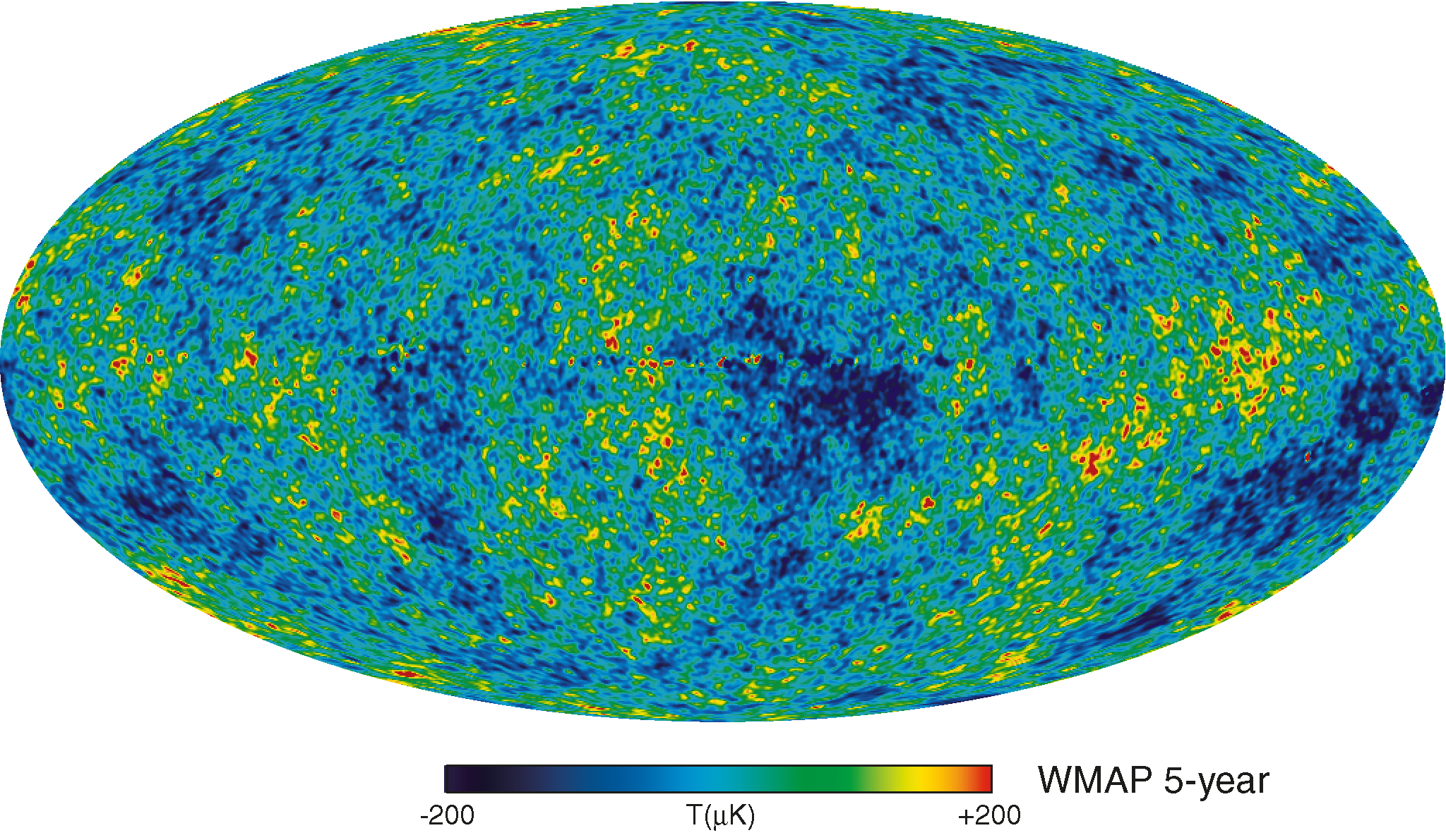 5-year WMAP CMB sky