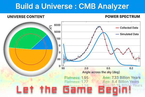 The Build a Universe Teaching tool is now available - Let the game begin!