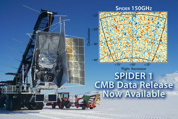 SPIDER 1 CMB Data Release - Now Available
