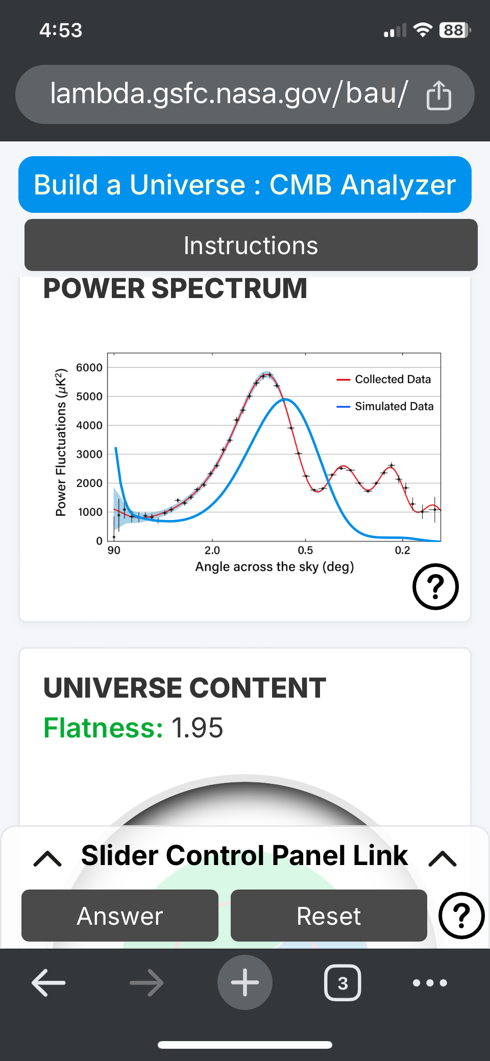 BaU game - mobile interface