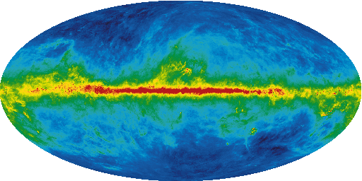 COBE & IRAS 94GHz Model Dust Map, FDS99
