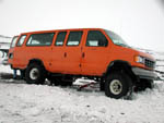 Van Stuck in snow drift