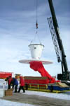 Payload being lifted