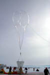 Inflation of tow balloon